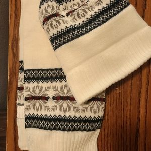 Christmas hats and scarf combo men's. One size